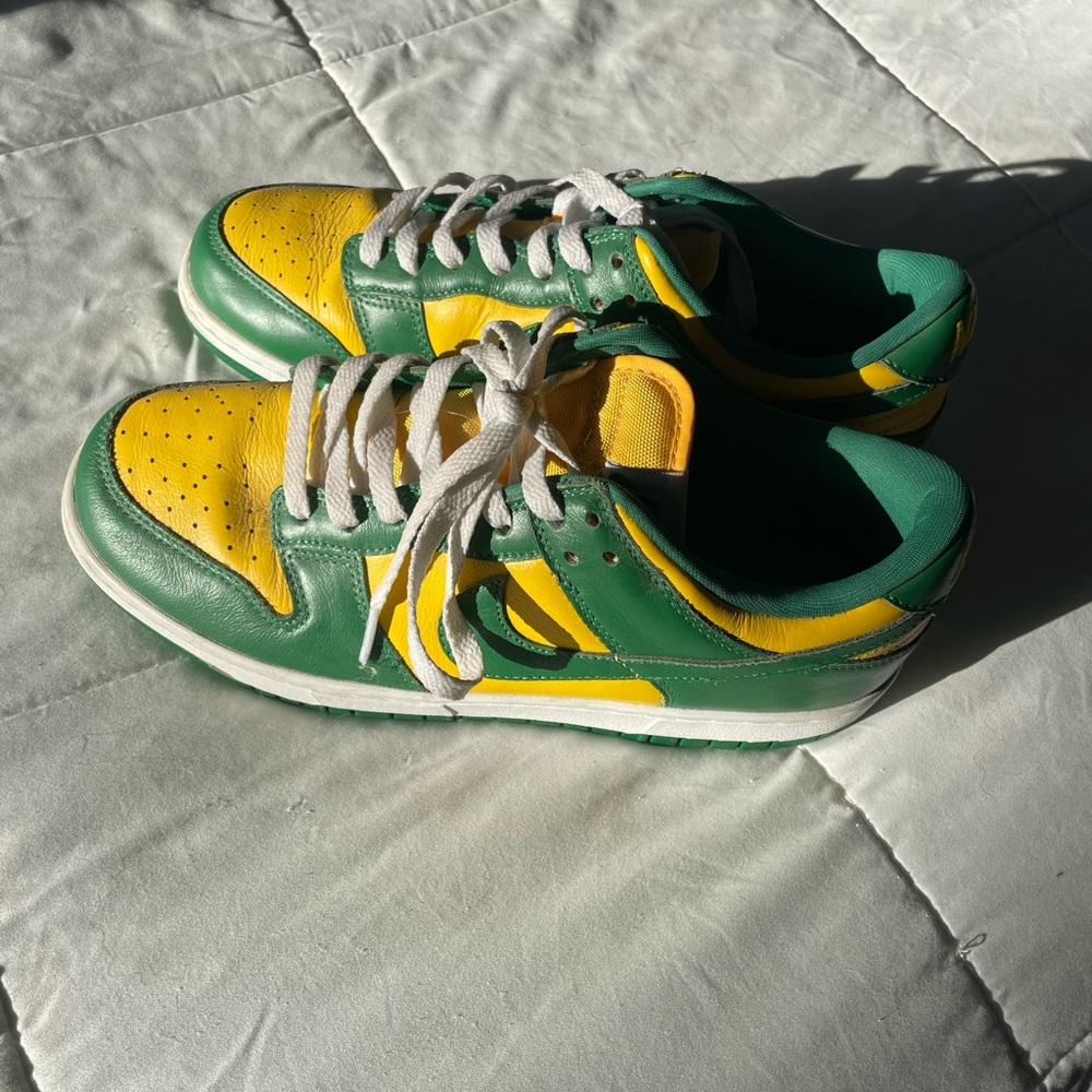Nike Green and Yellow ‘Brazil’ Dunks